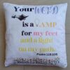 Printed Cushion Psalm 119:105