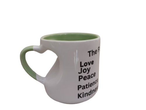 Bible verse mug (Inner Green)
