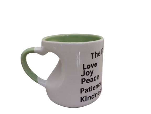 Bible verse mug (Inner Green)