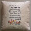 Bible Verse Cushion Cover