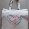 Tote Bag With Zipper